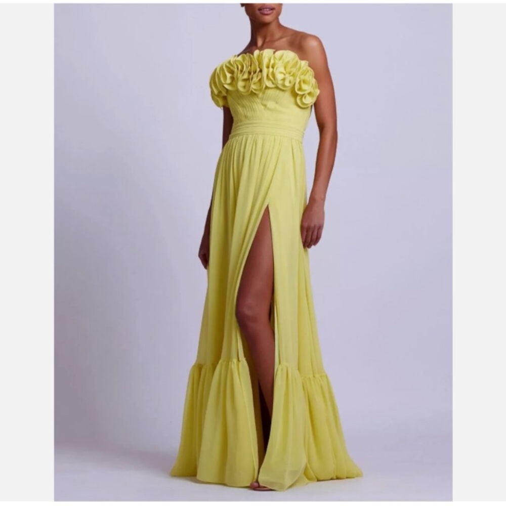 PatBo Pleated Strapless Maxi Dress - Picture 2 of 5